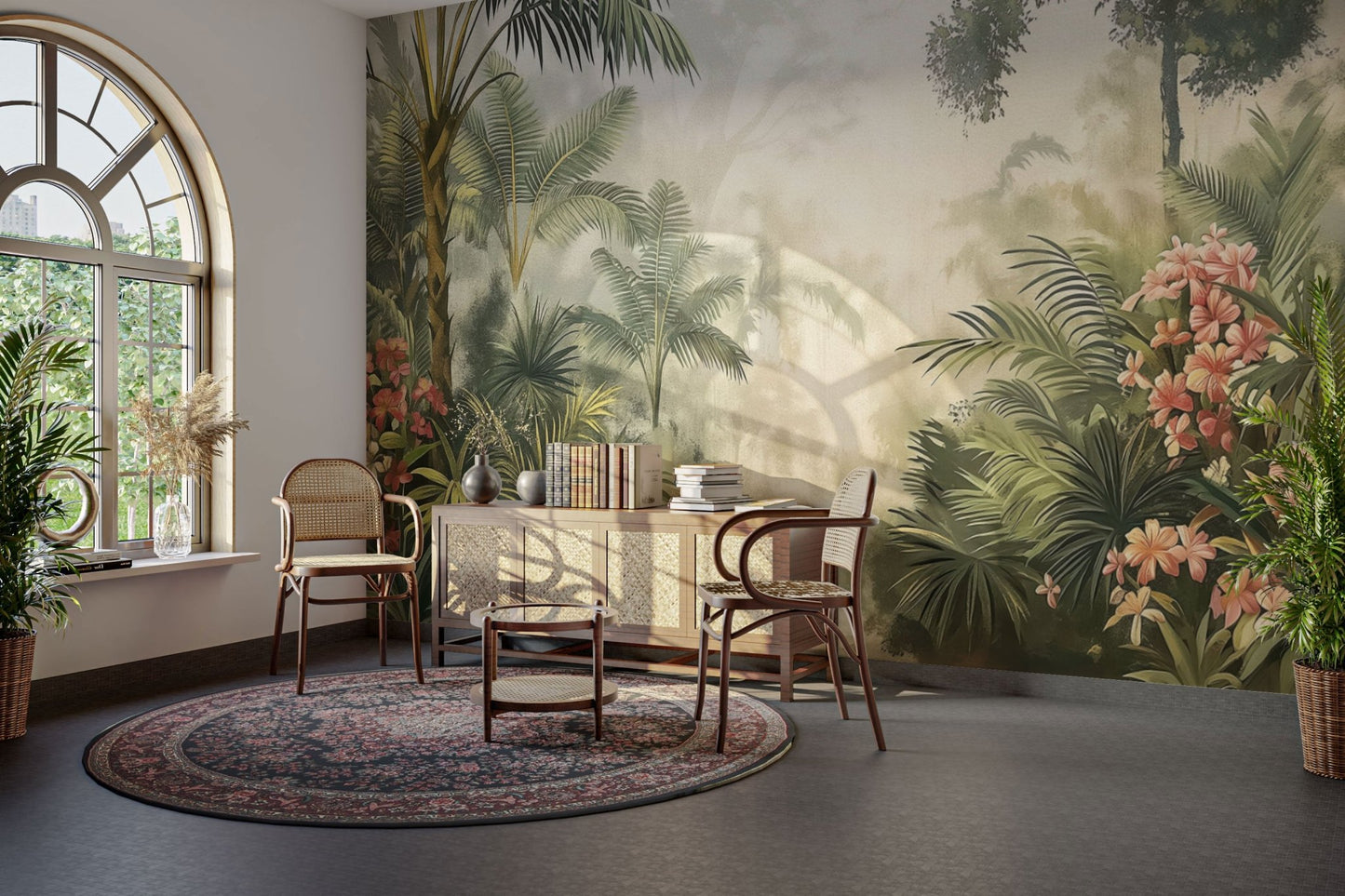 Tropical Mist Wallpaper Mural