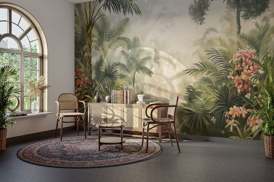Tropical Mist Wallpaper Mural