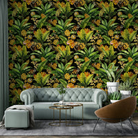 Fun monkey wallpaper design with vibrant jungle vibe

