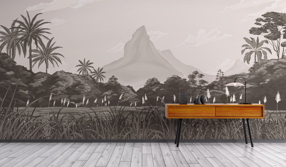 Mountain wallpaper featuring dense jungle
 A694