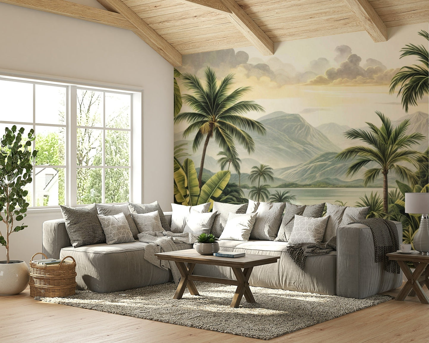 The design gives a feeling of quiet, natural beauty.

