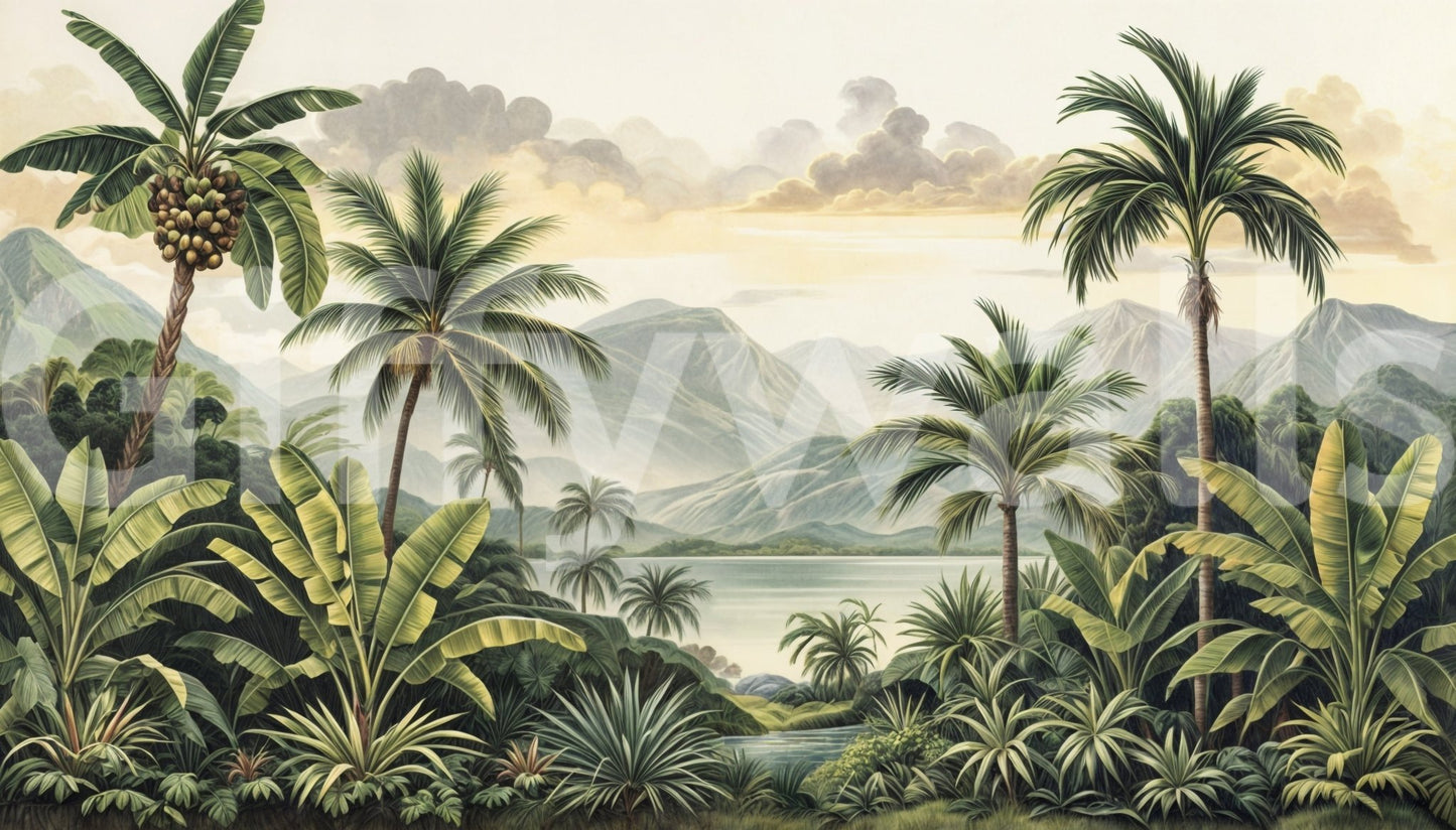 The design is non-realistic and interpretive.

