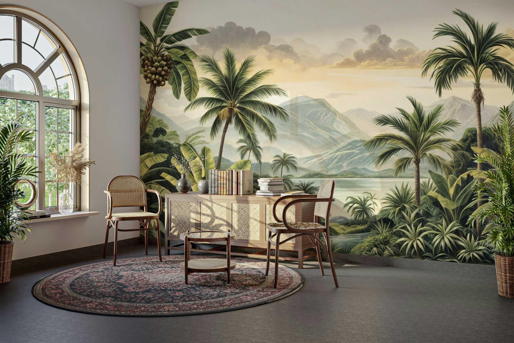 The style is artistic and natural.

