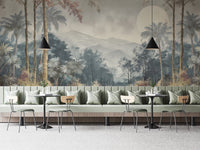 Lush tropical forest wallpaper
