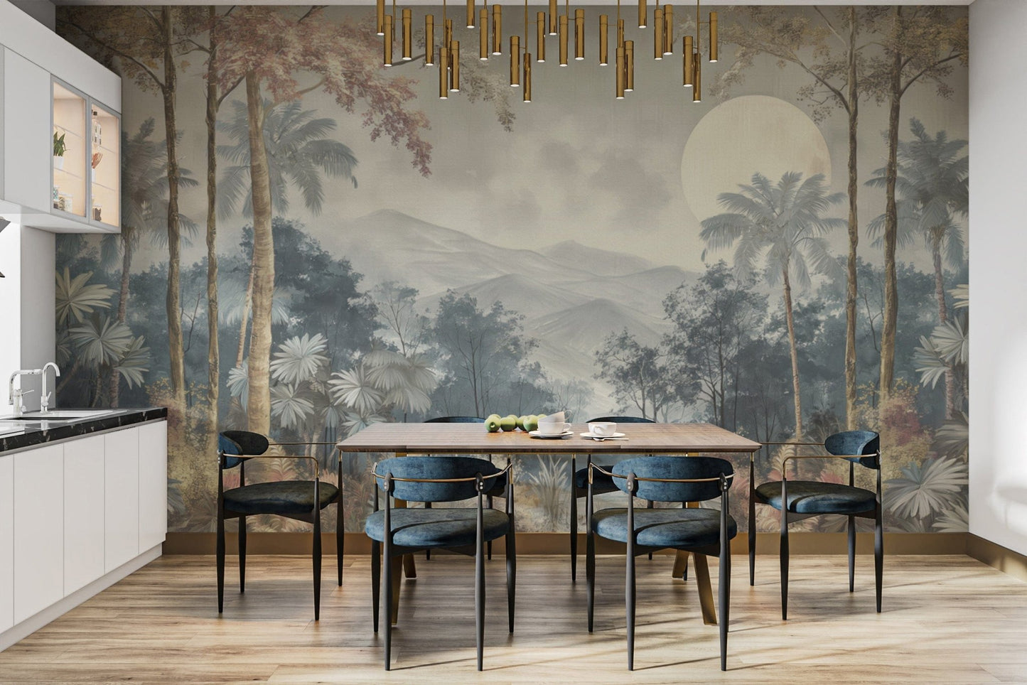 Palm trees tropical nature wallpaper
