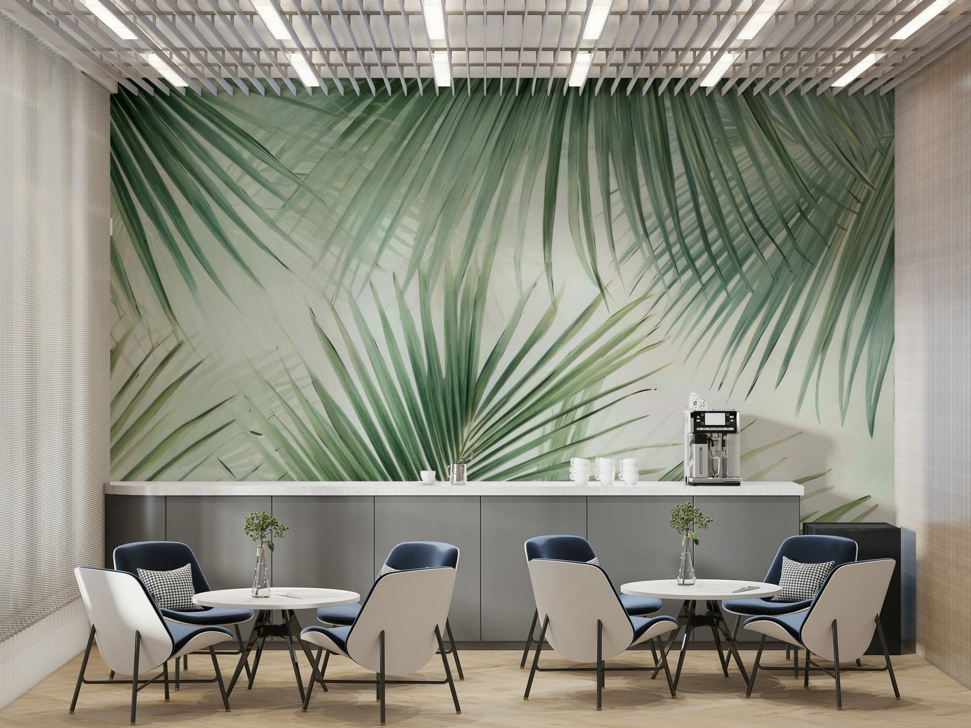 Durable wallpaper for walls with lush greenery, GD1135