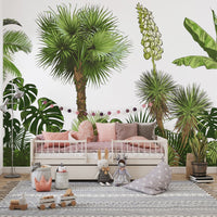 Green Forest Palm tree Wallpaper Murals - Giffywalls A672