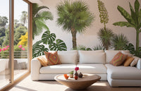 Green Forest Palm tree Wallpaper Murals - Giffywalls A672