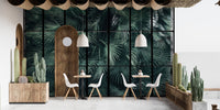 Nature-inspired leaf wallpaper mural B722
