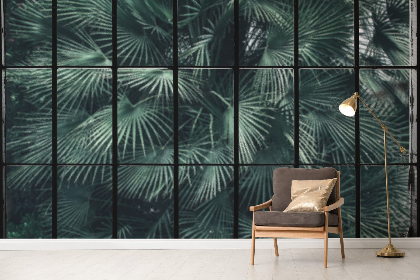 Large palm fronds wall decoration
 B722