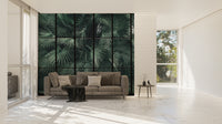 Leaf pattern tropical wall mural
