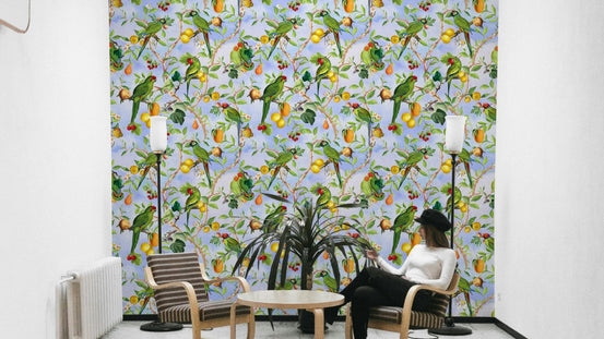 Nature-inspired tropical bird wall art design, GD1453