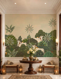 Tropical Pichwai Wall Mural