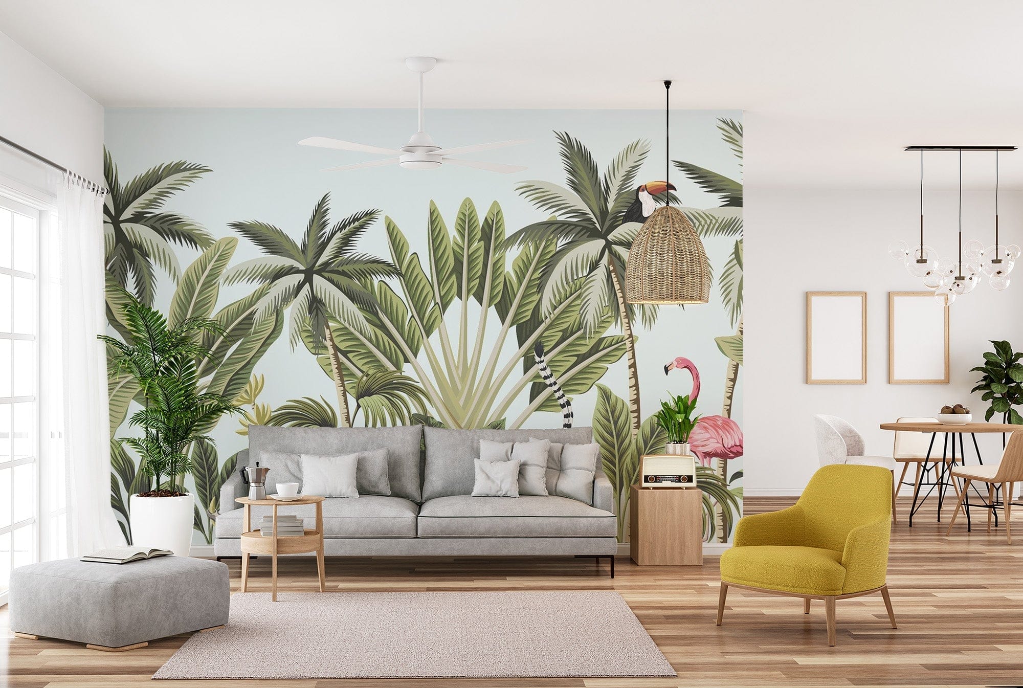 Tropical Plants & Animals Wallpaper Mural tropical-21
