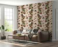 Palm leaf wallpaper with tropical jungle vibes

