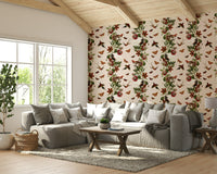 Tropical Rhapsody Wallpaper with lush palm leaves

