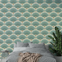 Teal tropical nature wall decor GD164

