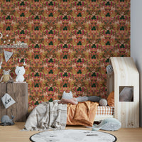 Bedroom tropical wall mural GD807

