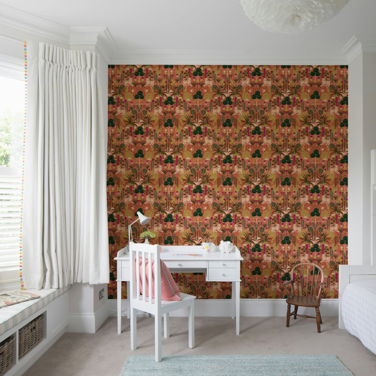 Lush foliage wallpaper design GD807

