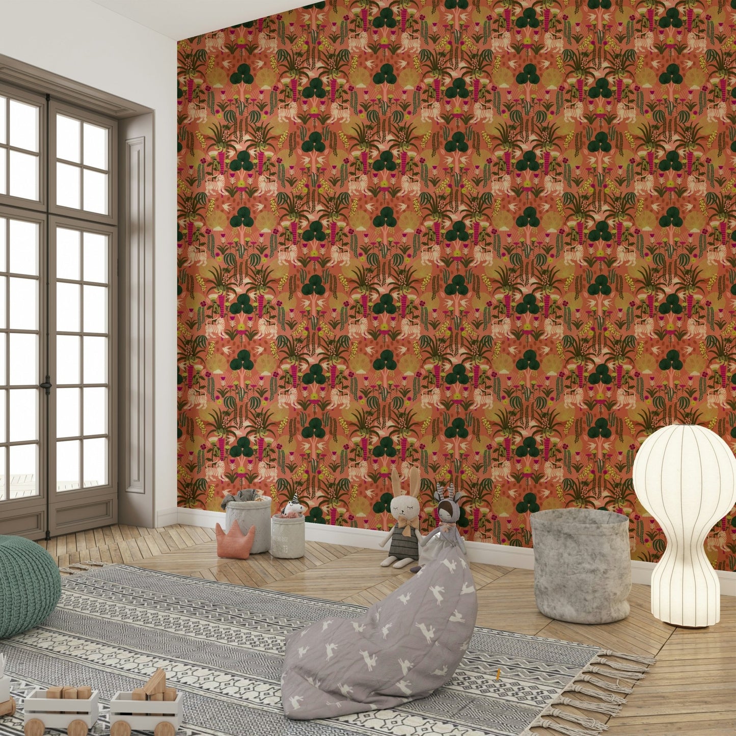 Durable tropical wallpaper GD807

