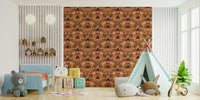 Easy-install tiger wall mural GD807

