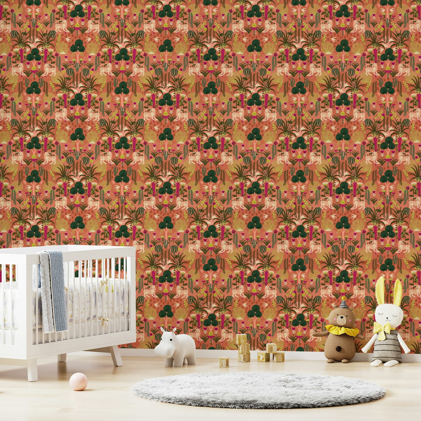 Vibrant mural wallpaper colors

