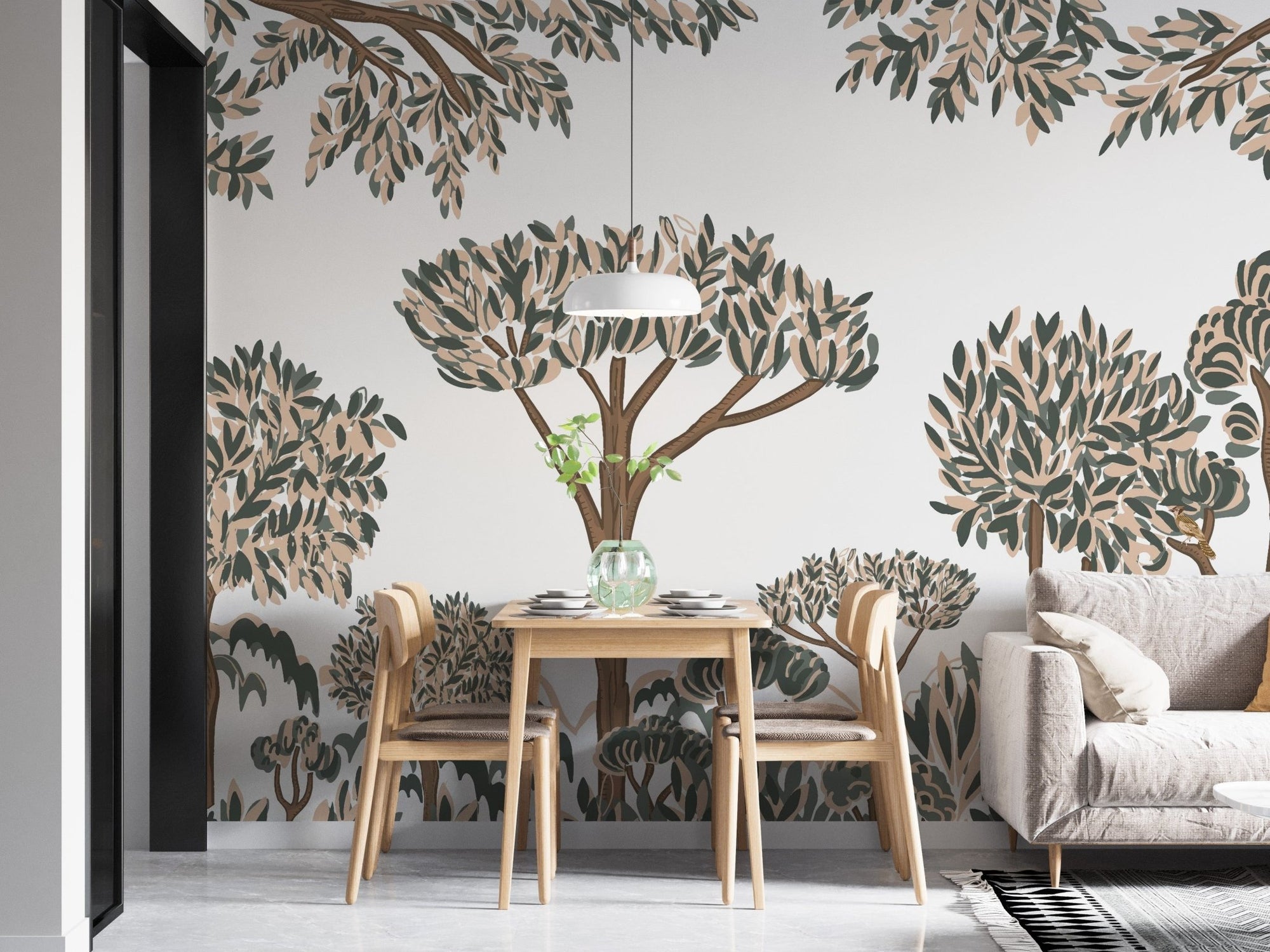 Tropical Tree Wallpaper Mural, C142