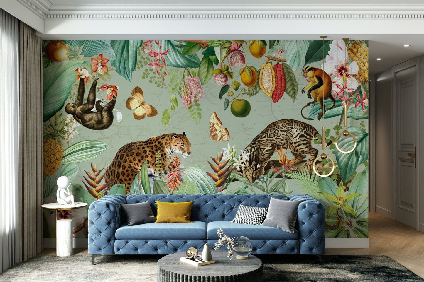 Tropical Vintage Expedition 1 Wall Mural