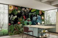 Stunning tropical vintage mural for modern interiors.

