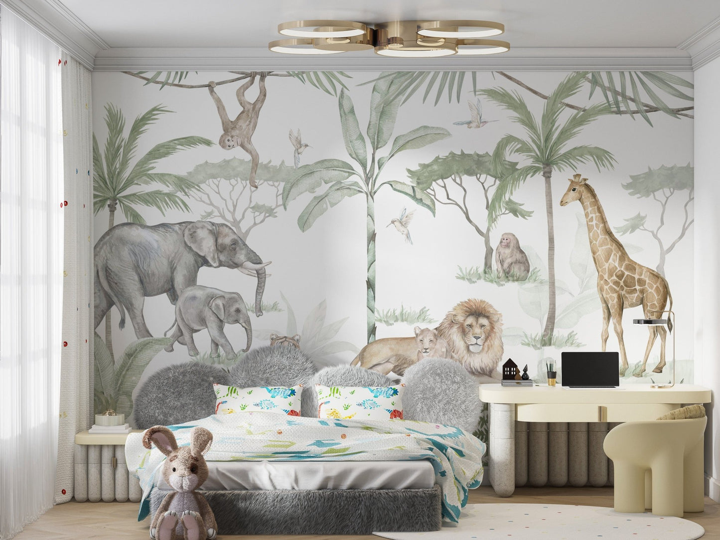 Lush Tropical Forest Wallpaper Mural
