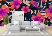 Vibrant green, pink, yellow, and blue colors.

