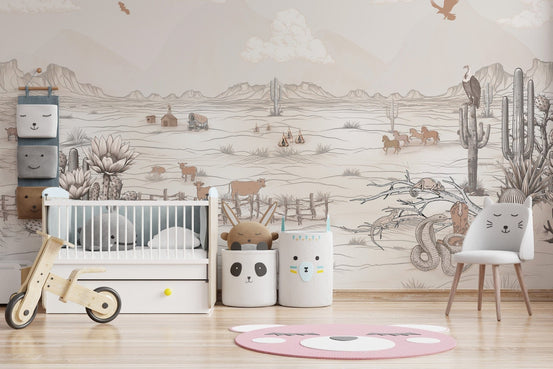 Tumbleweed Treasures Wallpaper for kids' rooms C358