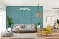 Artistic abstract wall mural close-up

