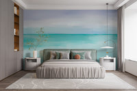 Turquoise Ocean Wall Mural - Giffywalls, B458
