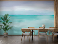 Turquoise Ocean Wall Mural - Giffywalls, B458