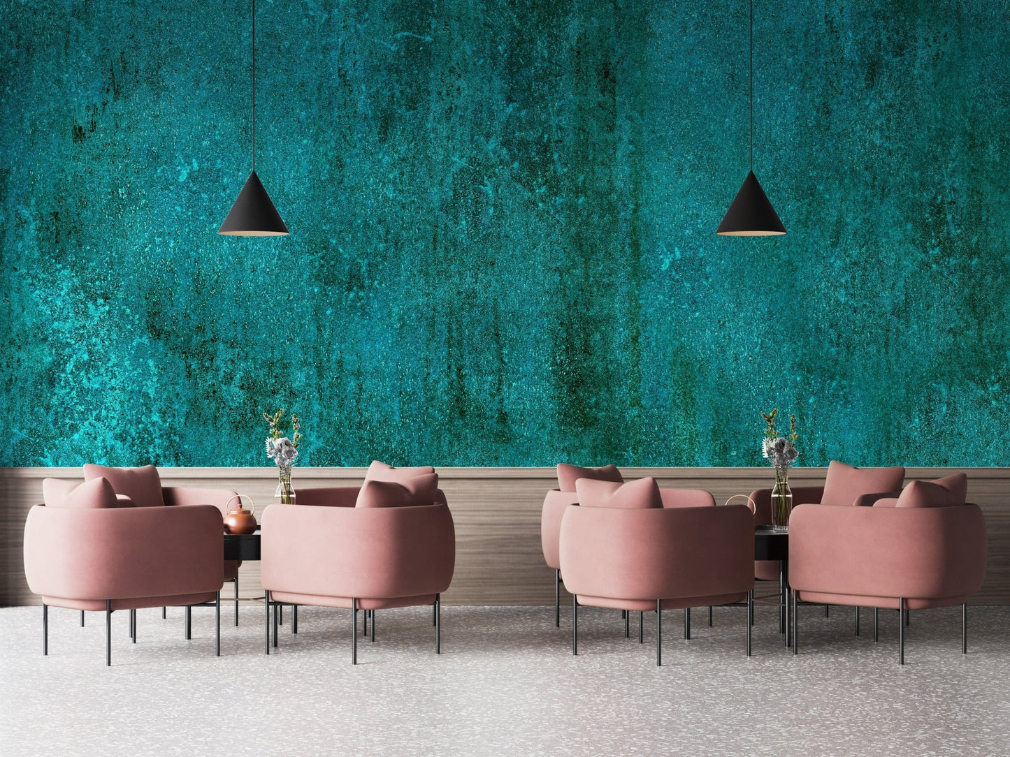 Modern rustic wallpaper with concrete texture A237
