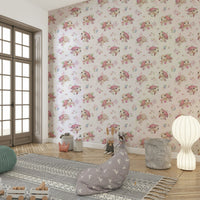 Cartoon turtle wallpaper for baby’s room

