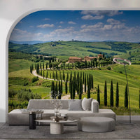 Tuscan Cypress Serenity Wall Mural