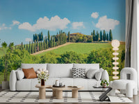 Tuscan Hillside Wall Mural