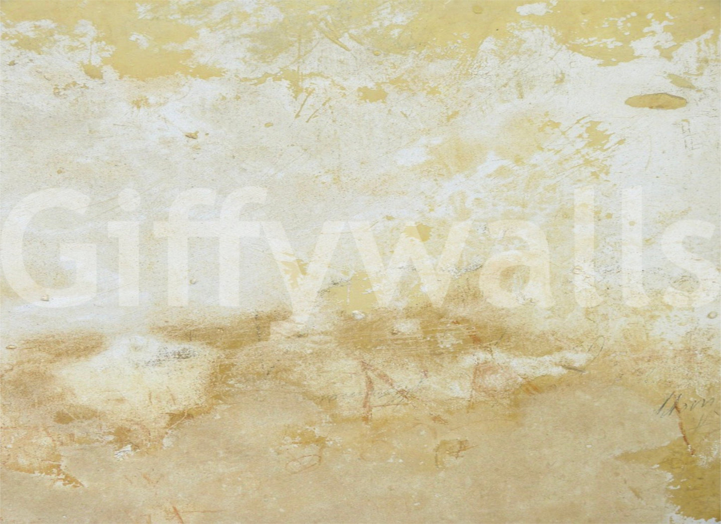 Warm beige shades Tuscan Texture removable wallpaper.