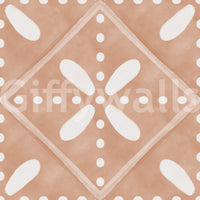 Repeated geometry gives this Tuscan tile wallpaper its rhythmic, classic feel.
GD9589