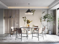 Small dark olives sit in pairs and clusters through Tuscany Olive wallpaper.GD9574