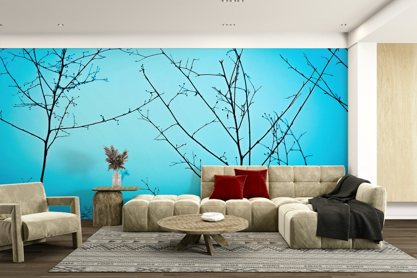 Twilight in the outdoors Wall Mural