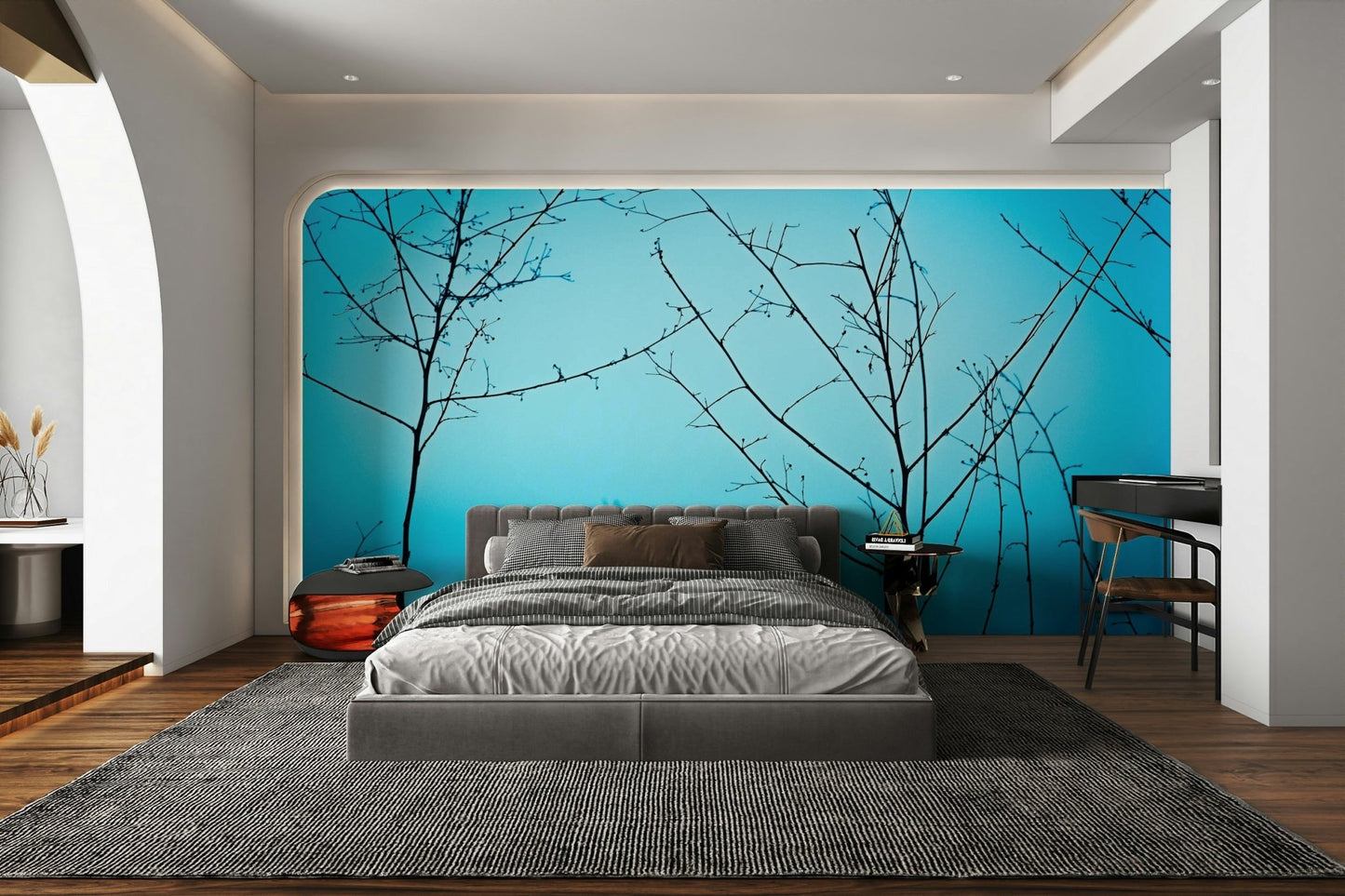 Twilight in the outdoors Wall Mural