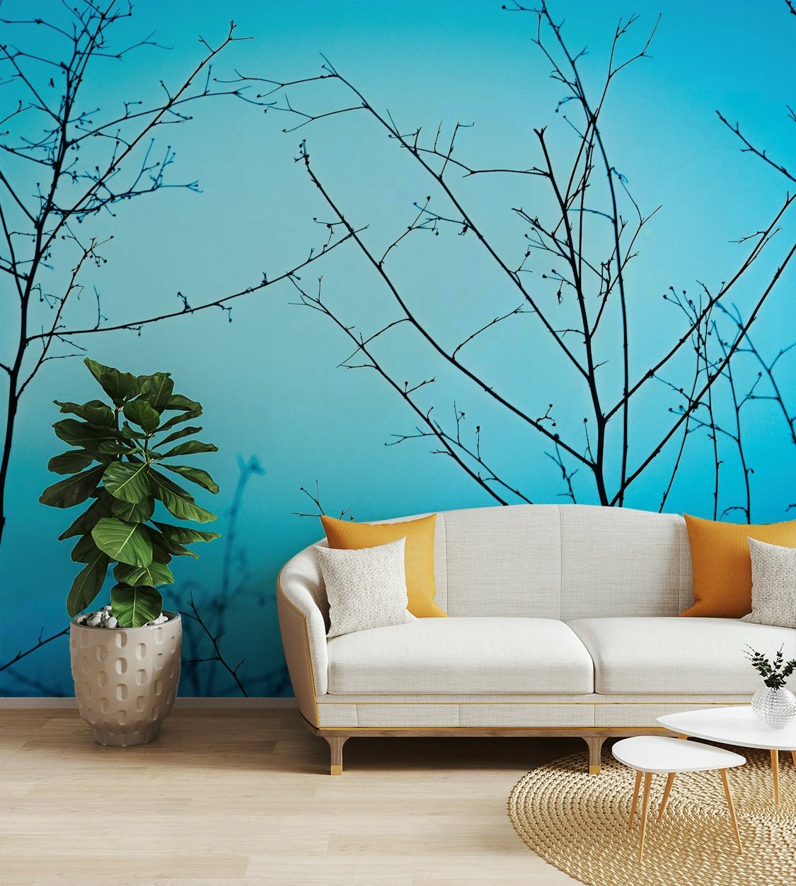 Twilight in the outdoors Wall Mural