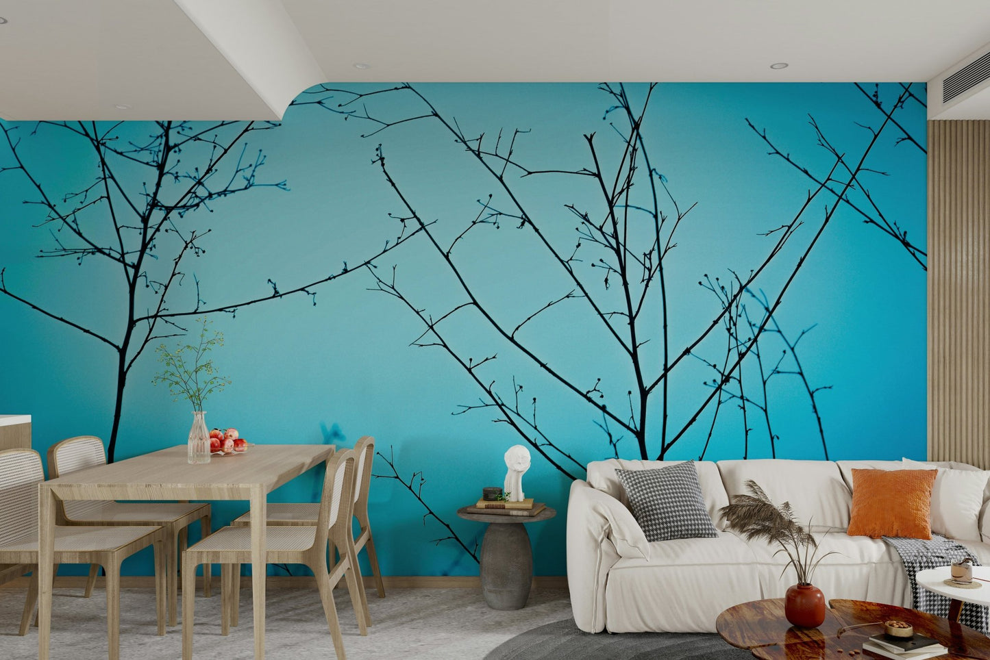 Twilight in the outdoors Wall Mural