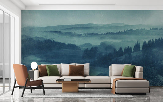 Twilight Landscape Wallpaper Mural - Giffywalls. C554