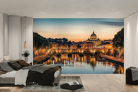 Twilight Over Rome Wall Mural