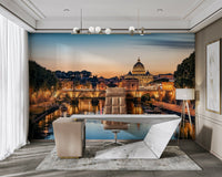 Twilight Over Rome Wall Mural