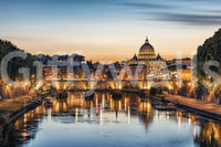 Twilight Over Rome Wall Mural